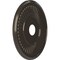 Ekena Millwork Berkshire PVC Ceiling Medallion (Canopies up to 8 3/8"), 19"OD x 3 1/2"ID x 1"P, Metallic Charcoal CMP19BECCH - alternate 3